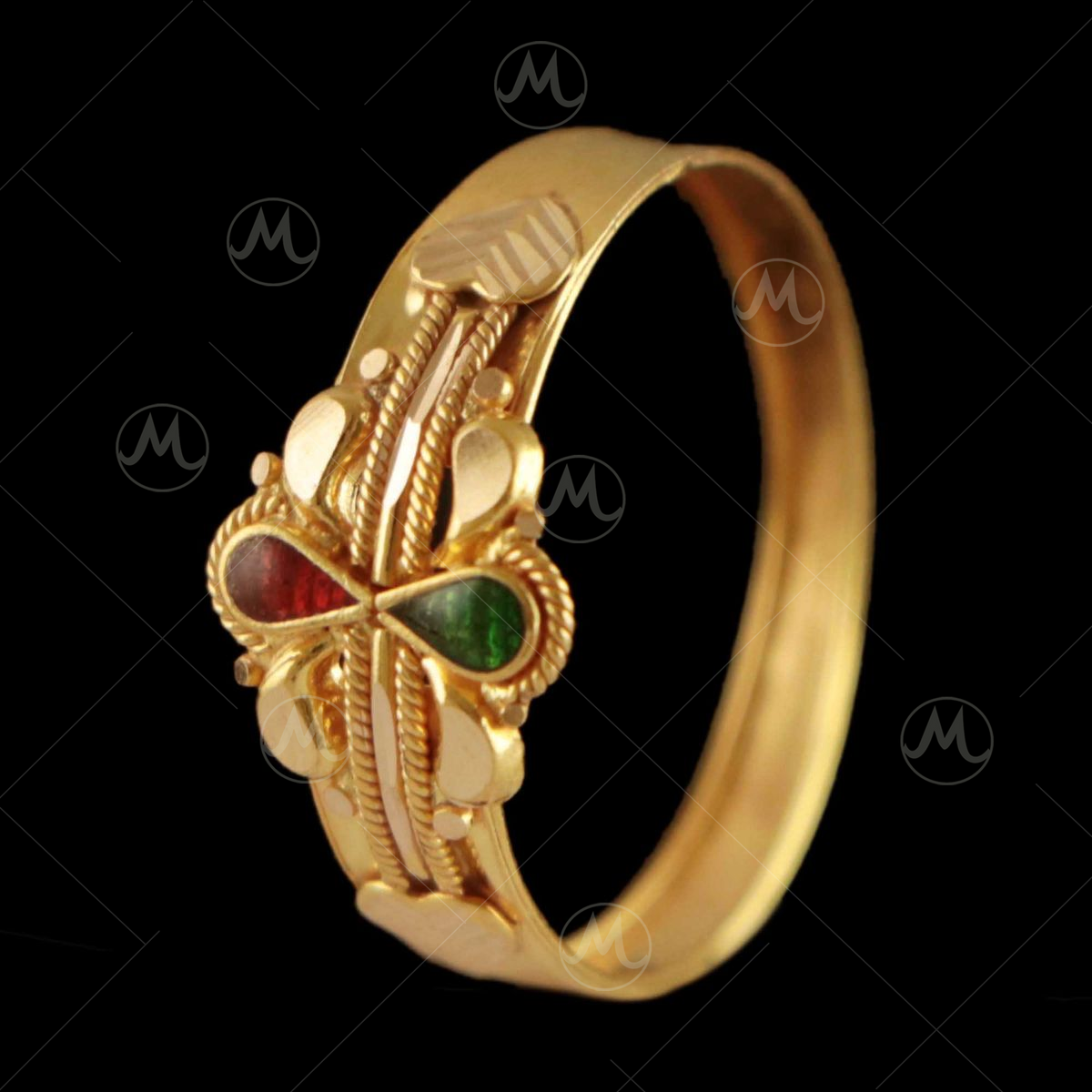 Buy 22k Yellow Gold Ring Vintage Antique Design Ring Handmade Ring Indian  Jewelry for Gift, K4186 Online in India - Etsy