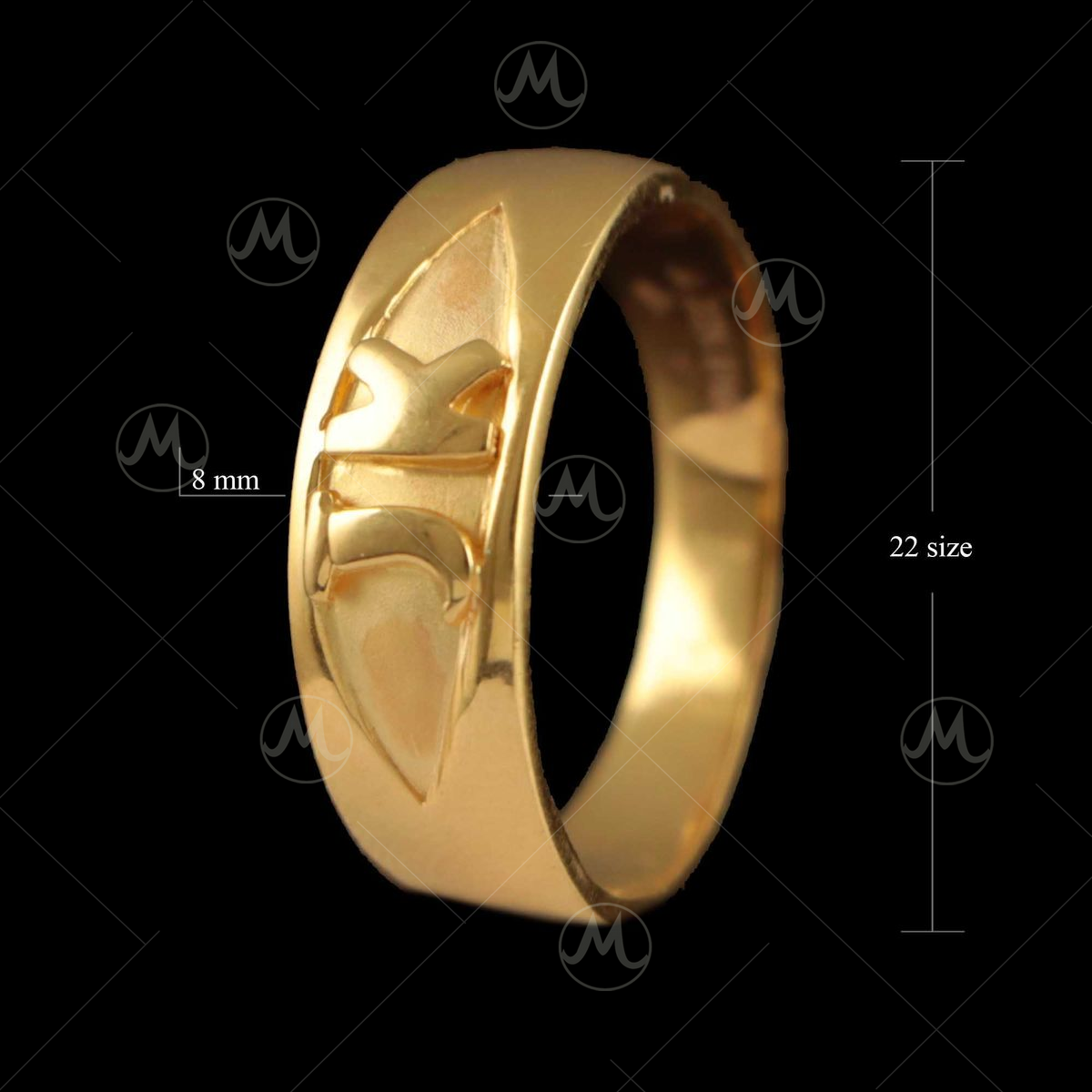 Buy Wedding Rings Gold Smooth With Pattern: Rope Online in India - Etsy