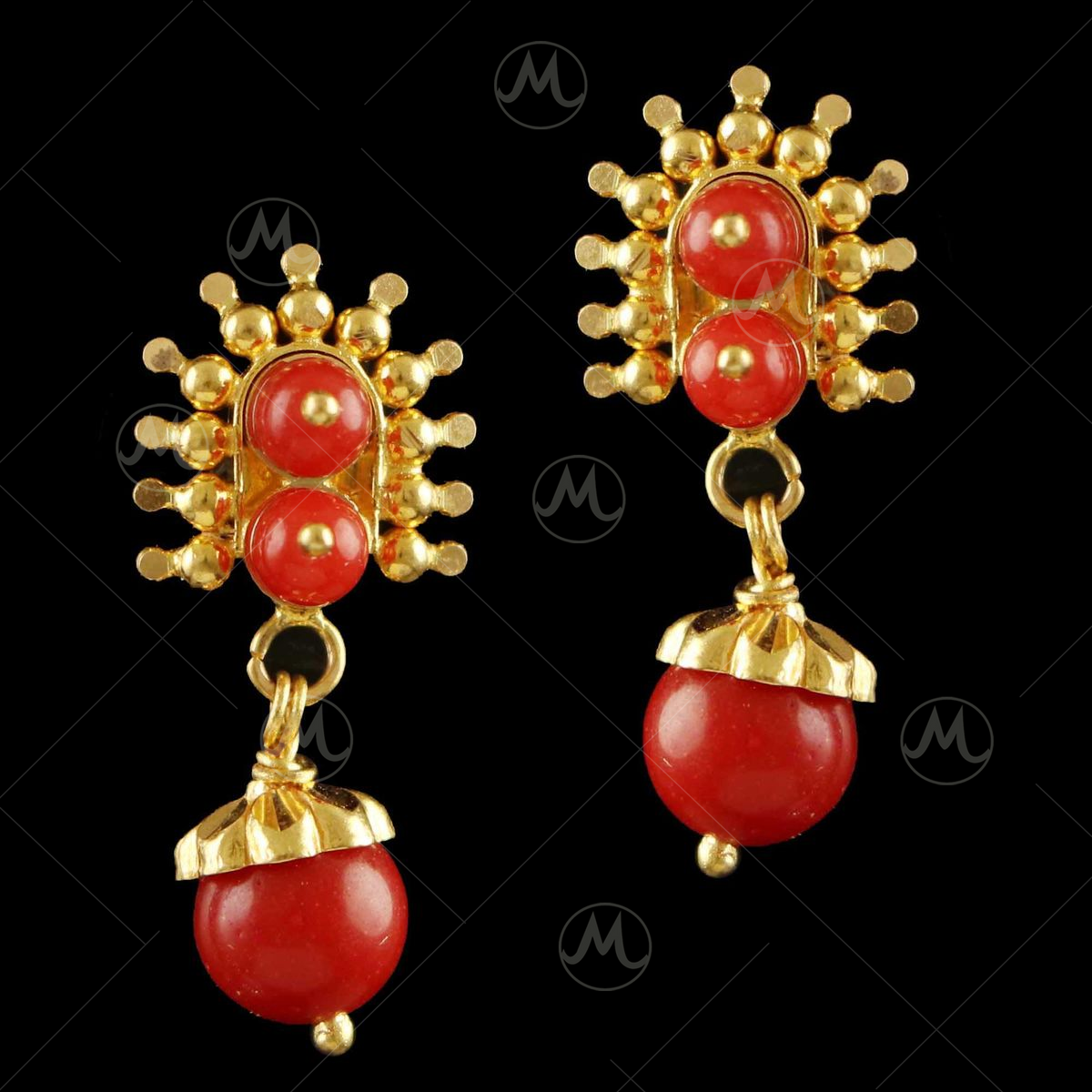 Buy wholesale ROZA MYSTICA RED EARRING CHARM