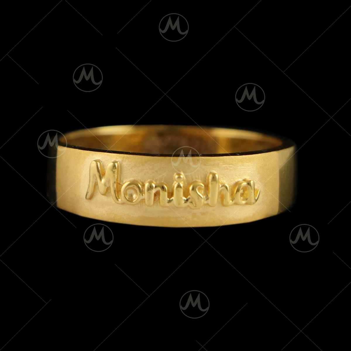 Bevelled Edge 18ct Yellow Gold 6mm Wedding Ring – dotJewellery.com