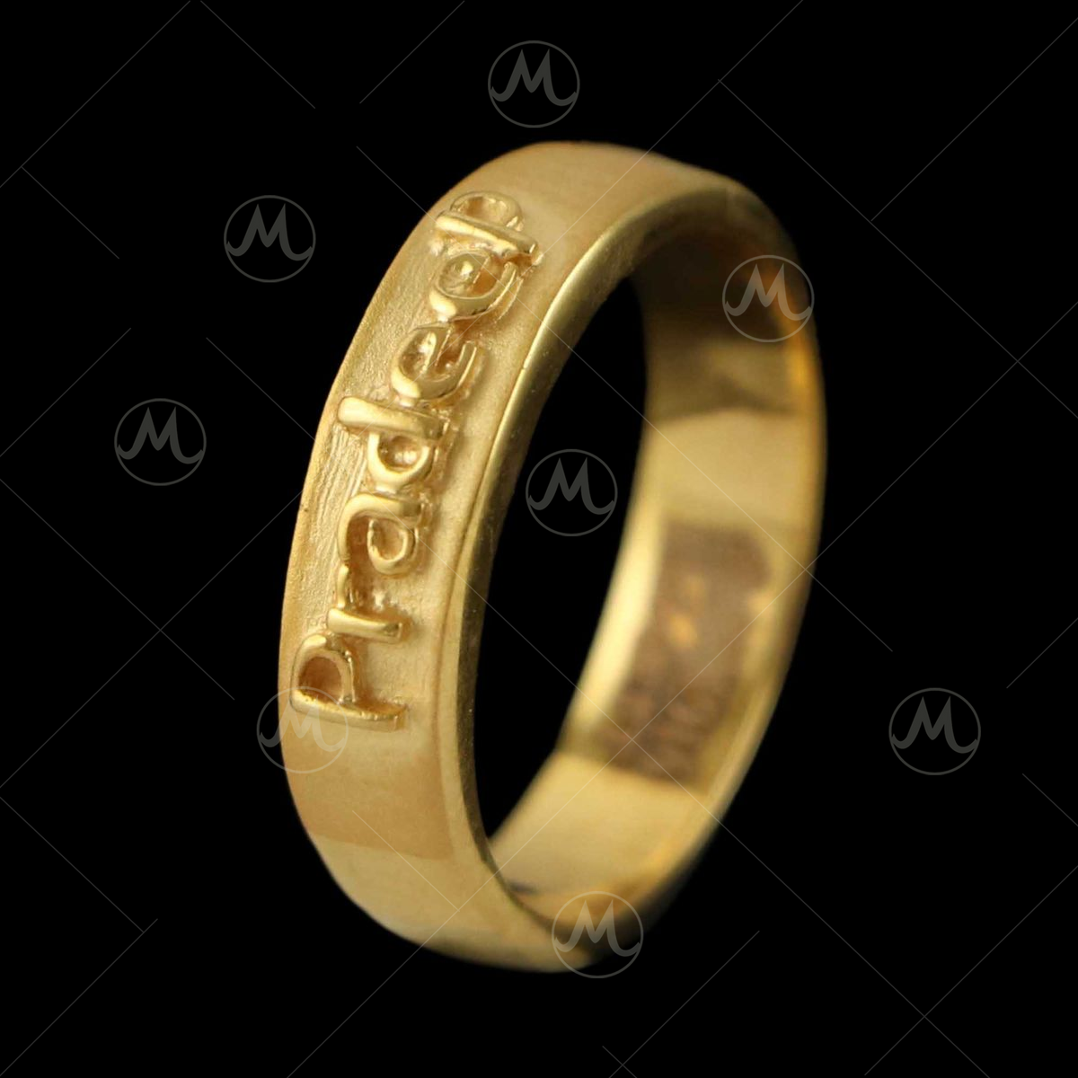 Gold Name Ring - Custom Handmade Jewelry