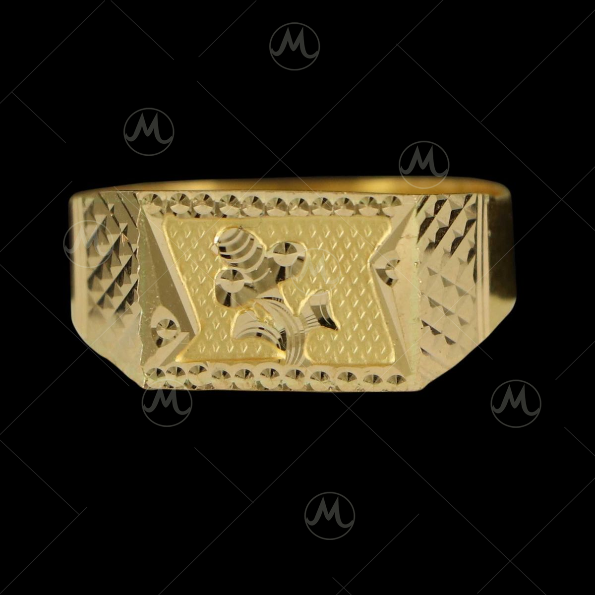 Raja Ram Jewellers Men Gold Ring, Packaging Type: Box at Rs 18000/piece in  Delhi