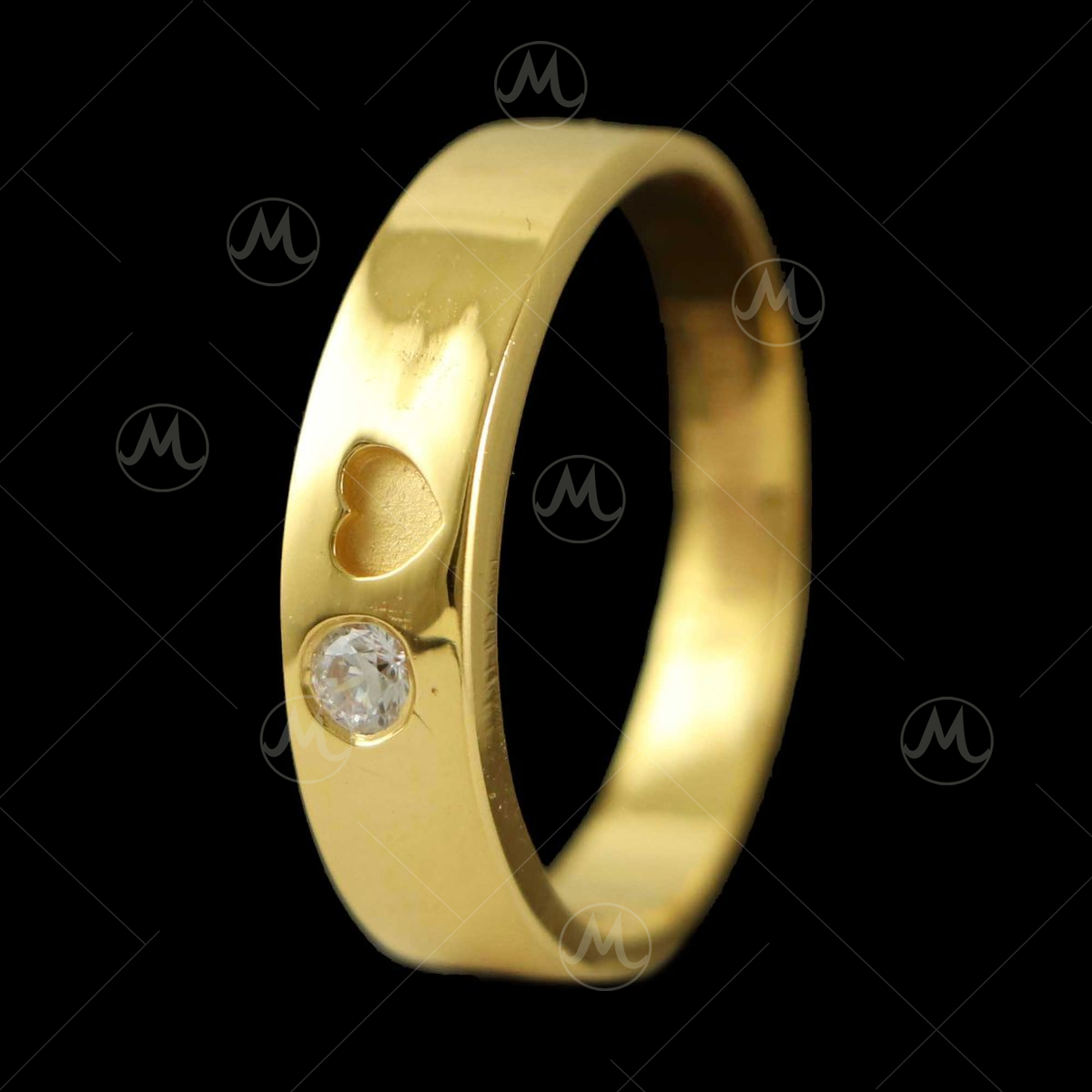 22K Gold Vanki Ring With Cz & Color Stones - 235-GVR357 in 5.500 Grams