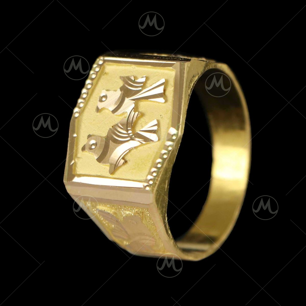 1 Gram Gold Plated Swastik Exquisite Design High-quality Ring For Men –  Soni Fashion®