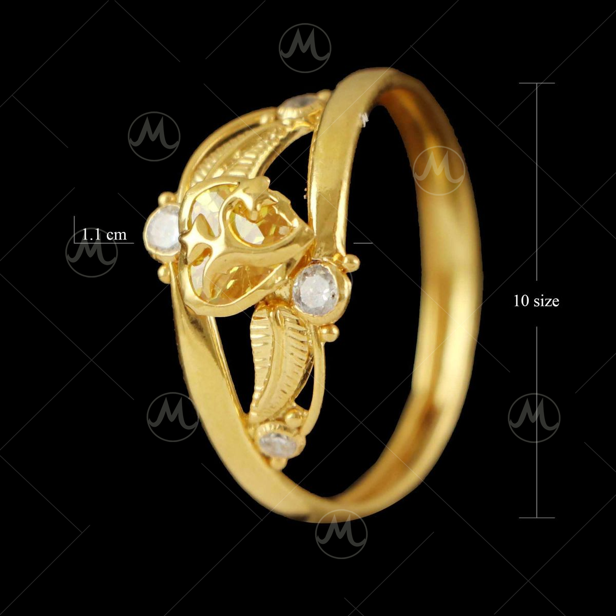22kt Gold Wobbly Band – Pippa Small