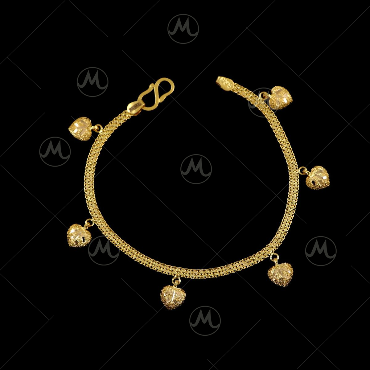 14K Gold Two Tone Chain Bracelet, Vintage Fancy Design Gold Bracelet,  Rectangle Paperclip Chain, Oval Link Chain Bracelet, Gift for Her - Etsy