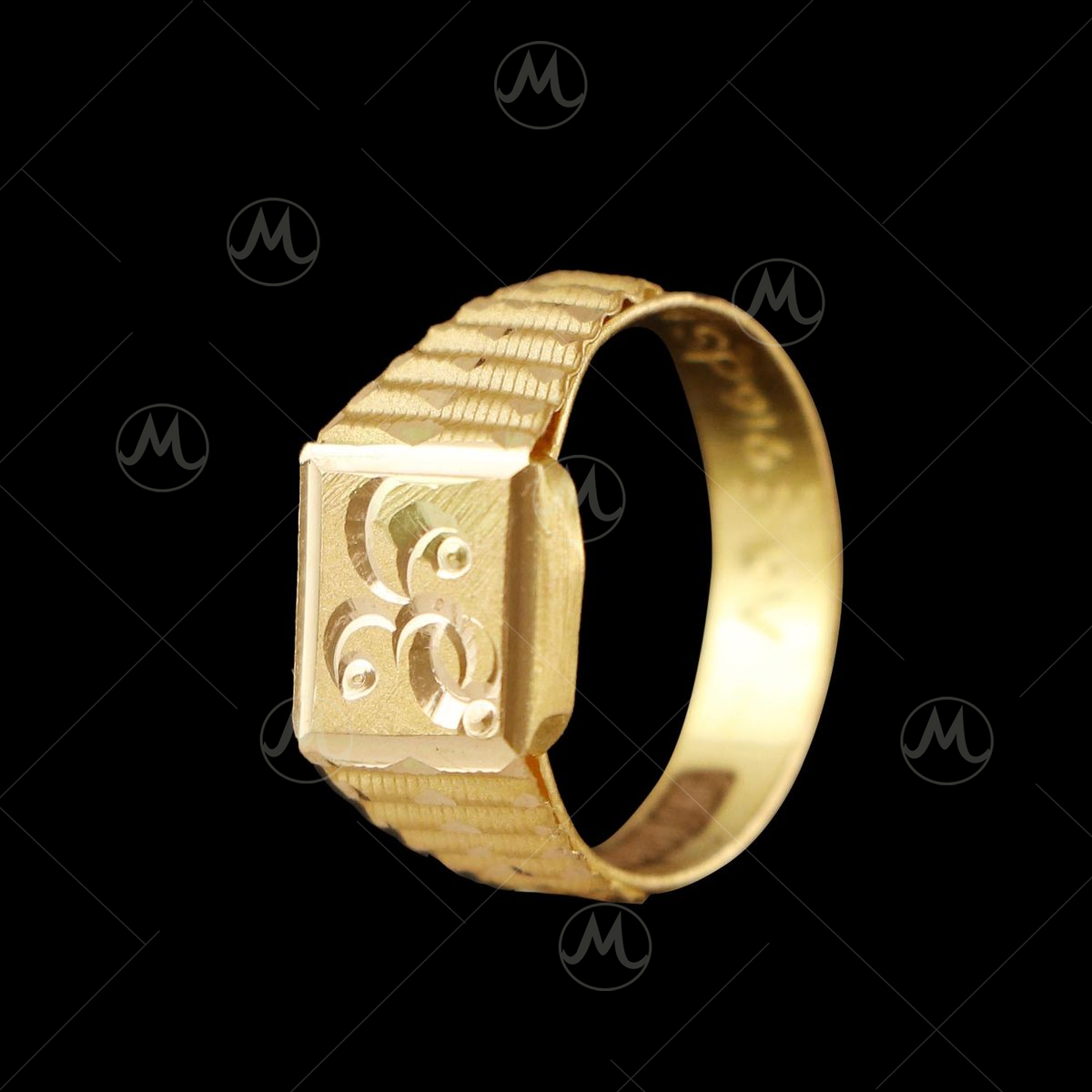 Showroom of 916 gold leaf design ring | Jewelxy - 193122