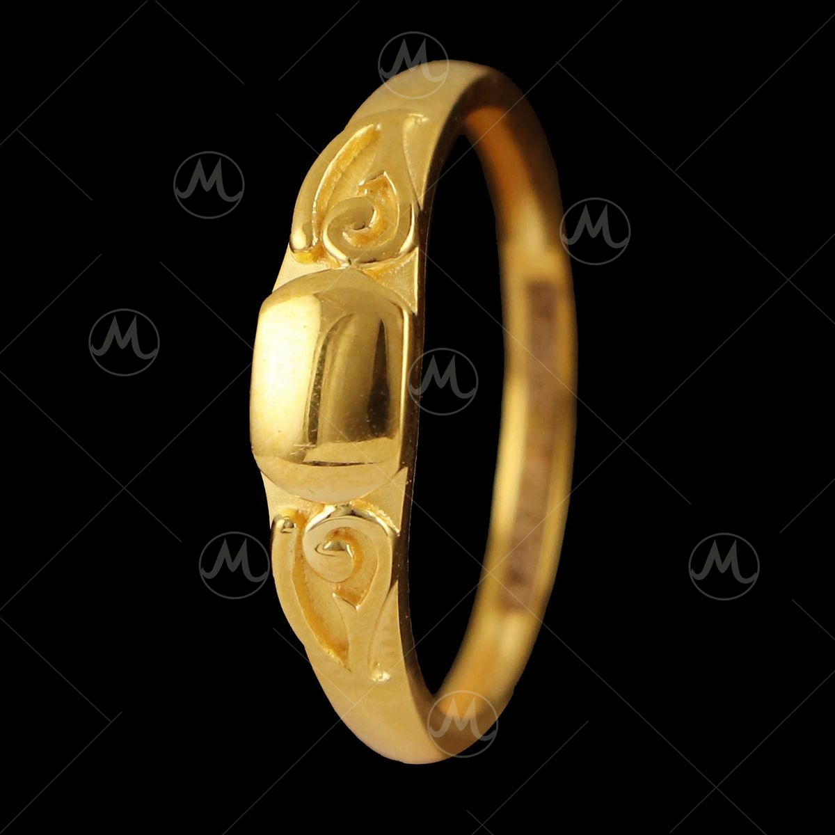 Golden Heart Matching Couple Ring – Vembley