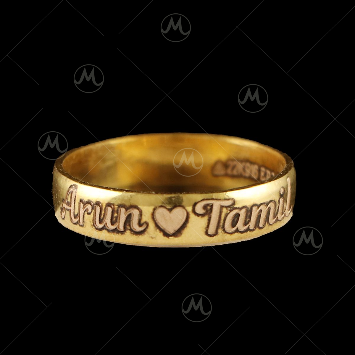 Blossom Custom Name Rings (1-4 names) in Gold Plating - Talisa Jewelry