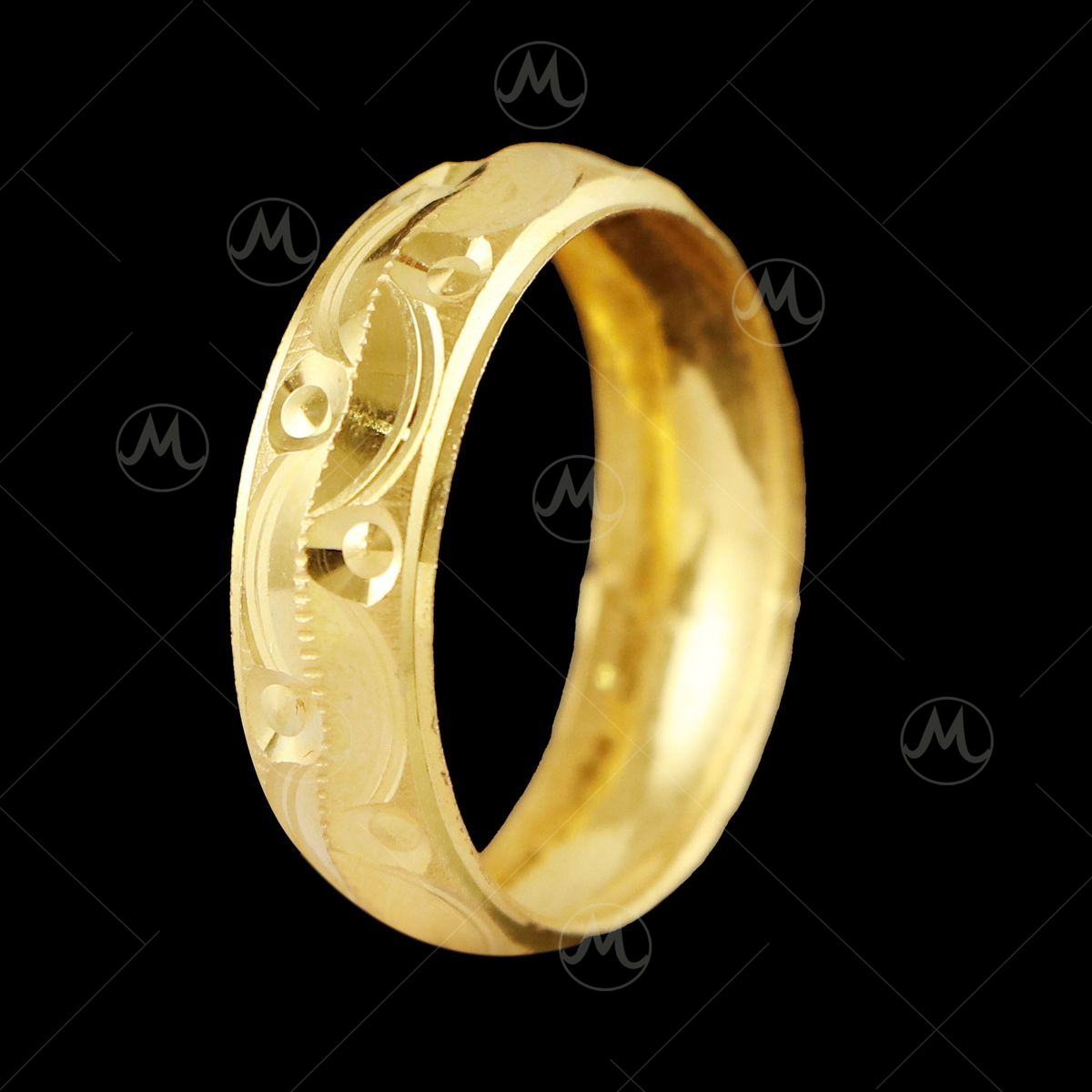An Inner Artisan Men's Gold Band Ring