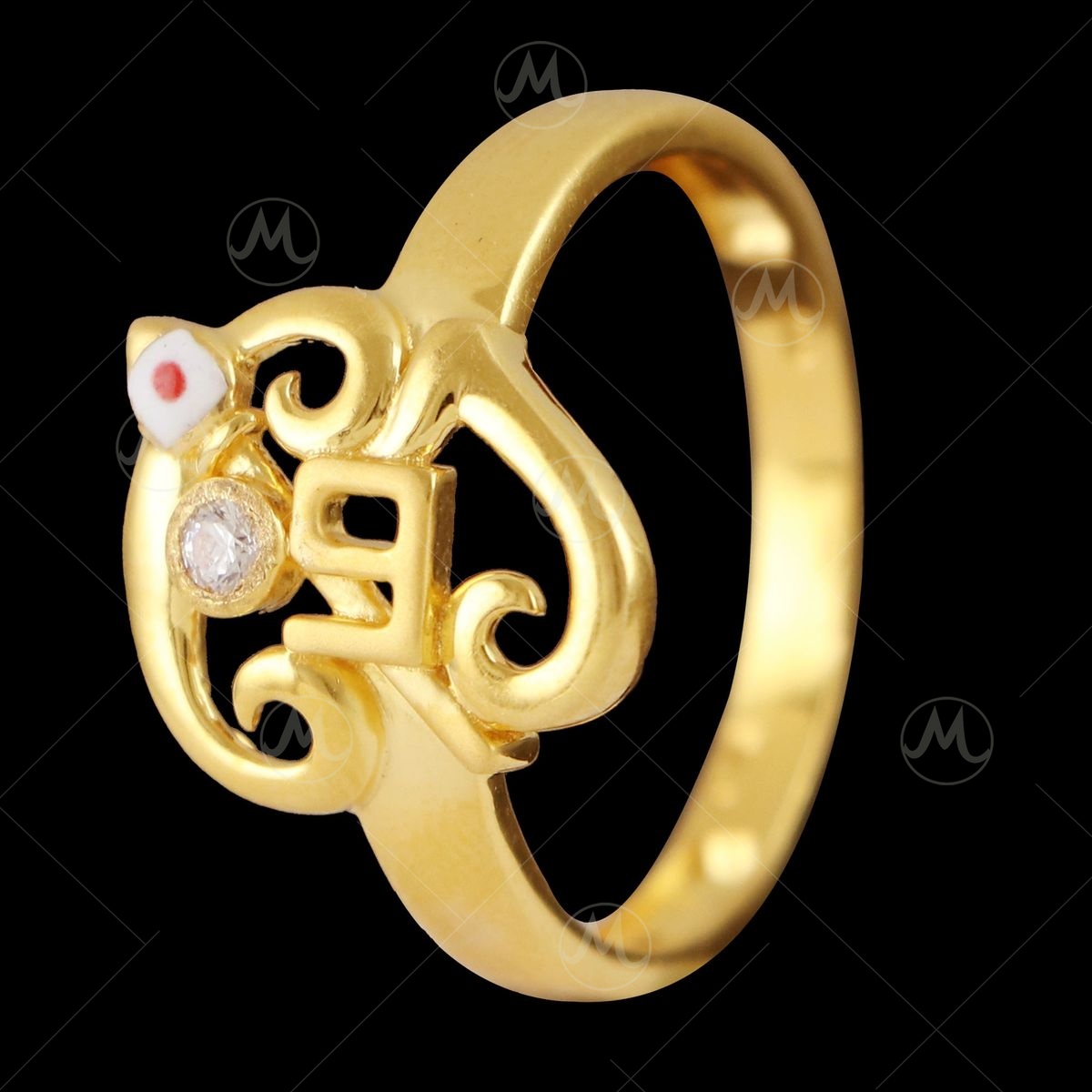 RS JEWELLERS Metal Sapphire Gold Plated Ring Price in India - Buy RS  JEWELLERS Metal Sapphire Gold Plated Ring Online at Best Prices in India |  Flipkart.com