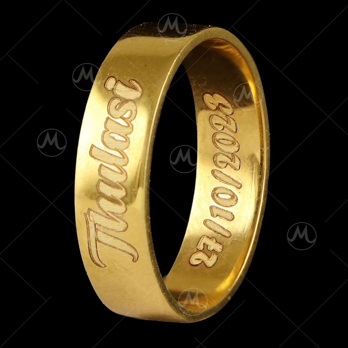 Gold Rings Wedding Two On Black Background Backgrounds | JPG Free Download  - Pikbest