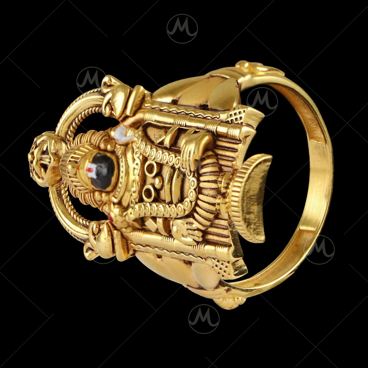 Gold Tirupati Balaji Ring at Rs 30982 in Kolkata | ID: 2850613037155
